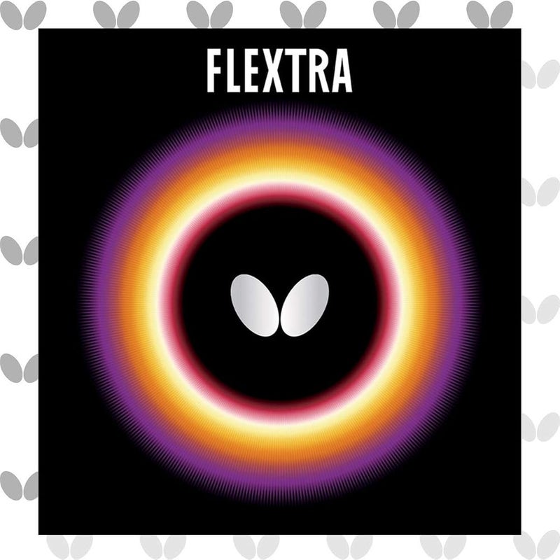 Butterfly Flextra Table Tennis Rubber - Butterfly Table Tennis Rubber - 1.9 mm or 2.1 mm - Red or Black - 1 Inverted Table Tennis Rubber Sheet - Professional Table Tennis Rubber - Image 1