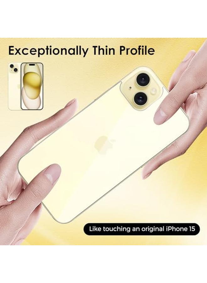 erorex 2 Pack Back Screen Protectors For Iphone 15 Bubble Free And Scratch Resistant Tempered Glass Back Film 6.1 Inch - Image 4