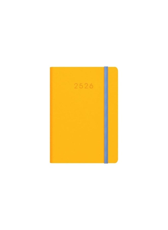 Collins Collins A6 Legacy 13 Month Mid/Academic Year Planner, July 2025-August 2026 - Week-to-View Diary-Yellow  - Image 3
