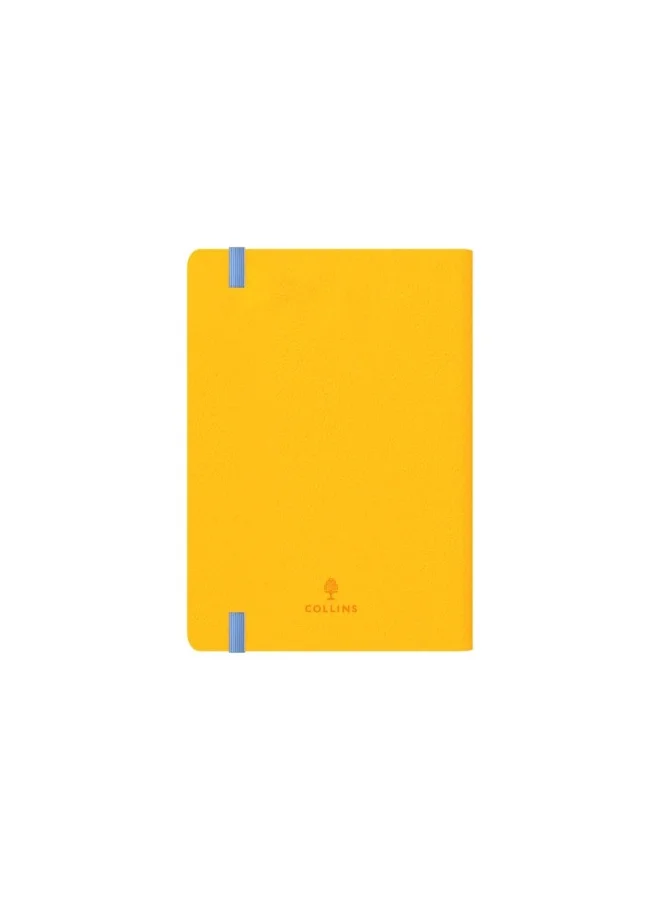 Collins Collins A6 Legacy 13 Month Mid/Academic Year Planner, July 2025-August 2026 - Week-to-View Diary-Yellow