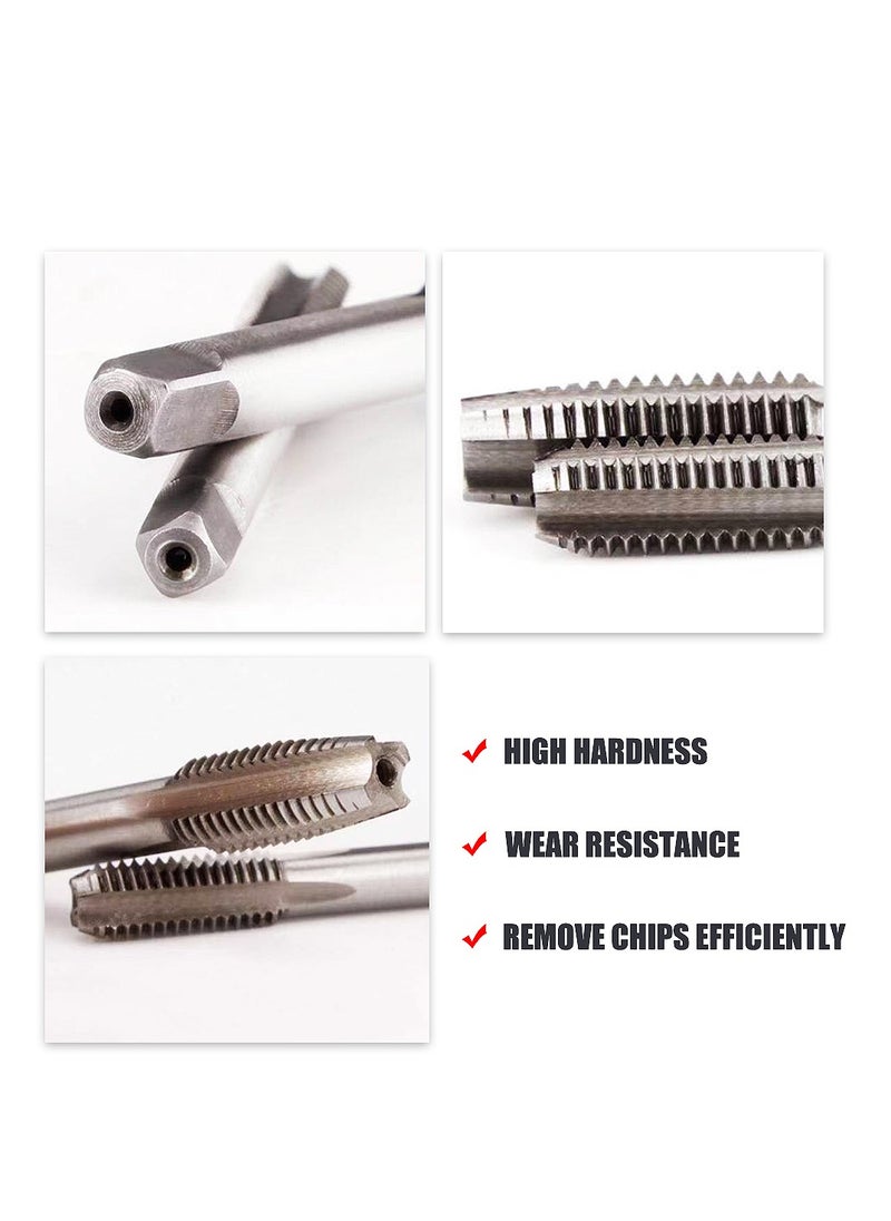 متري الحنفية مجموعات ياكوموز الأحرار دليل الخيوط الحنفية مجموعات 7pcs m3-m12 مثقاب مجموعات