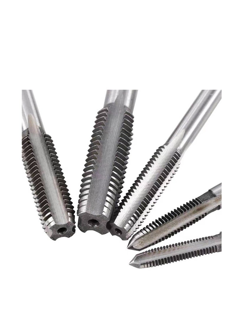 متري الحنفية مجموعات ياكوموز الأحرار دليل الخيوط الحنفية مجموعات 7pcs m3-m12 مثقاب مجموعات
