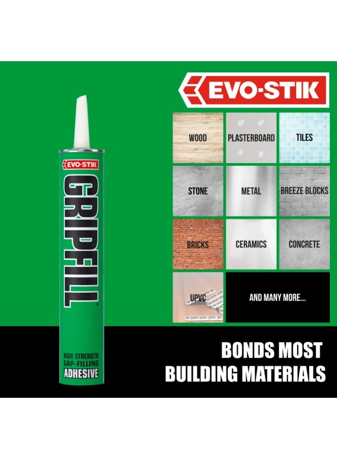 EVO-STIK Gripfill Multipurpose Gap Filling Adhesive High Strength 350 ML - Image 4