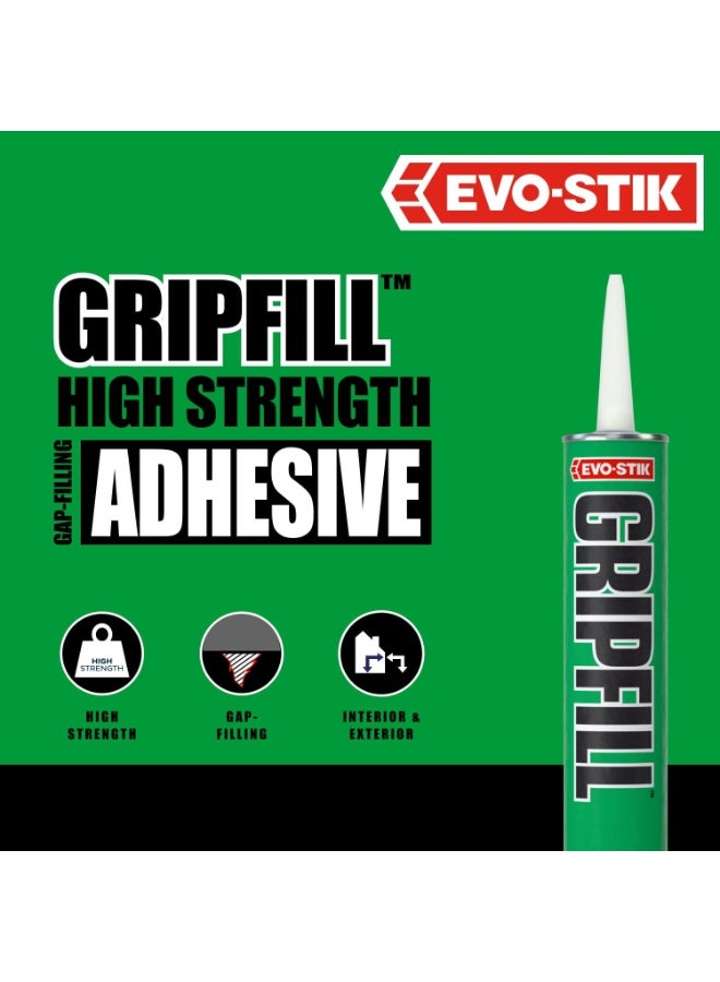EVO-STIK Gripfill Multipurpose Gap Filling Adhesive High Strength 350 ML - Image 3