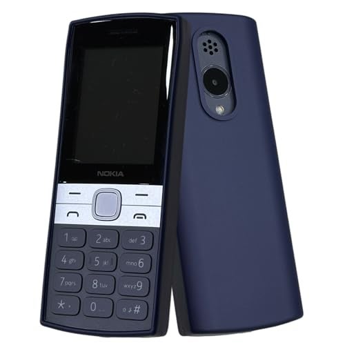 ZAOMA TPU Back Cover Case Compatible For Nokia 150 2023 DS Model No.: TA-1582 - (Pack of 2) (TA1582_BLKBLUE) - Image 2