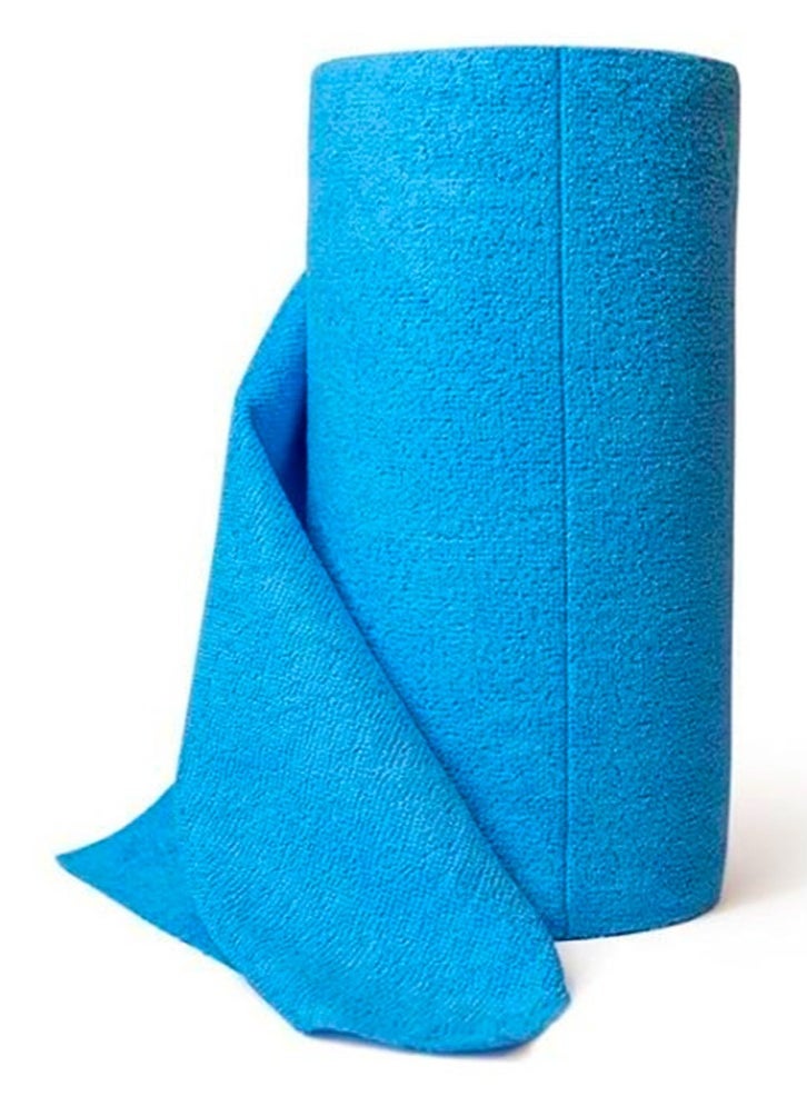 20 20 Planet CARE EVERYDAY - Microfibre Cloth, 50 Roll Pack microfiber cloths on Roll reusable cleaning cloths, Super Soft Premium Streak Free Washable Cloth, for House, Kitchen, Windows, Car, Motorbike, 30 x 30 cm (Blue) - Image 1