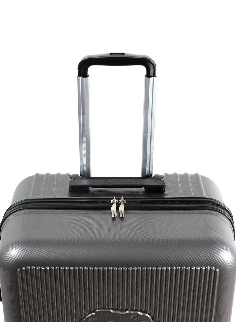 Biggdesign Biggdesign Ocean Suitcase Luggage, Hardshell Luggage with Spinner Wheel, Travel Suitcase, Lock System, Lightweight, Gray, Large, 28 Inch - Image 3