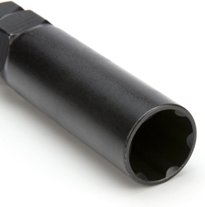 Steelman Pro 6-Spline 45/64-Inch Socket-Style Locking Lug Nut Key, Removes Spline-Style Aftermarket Lug Nuts, Durable, Thin-Walled - Image 2
