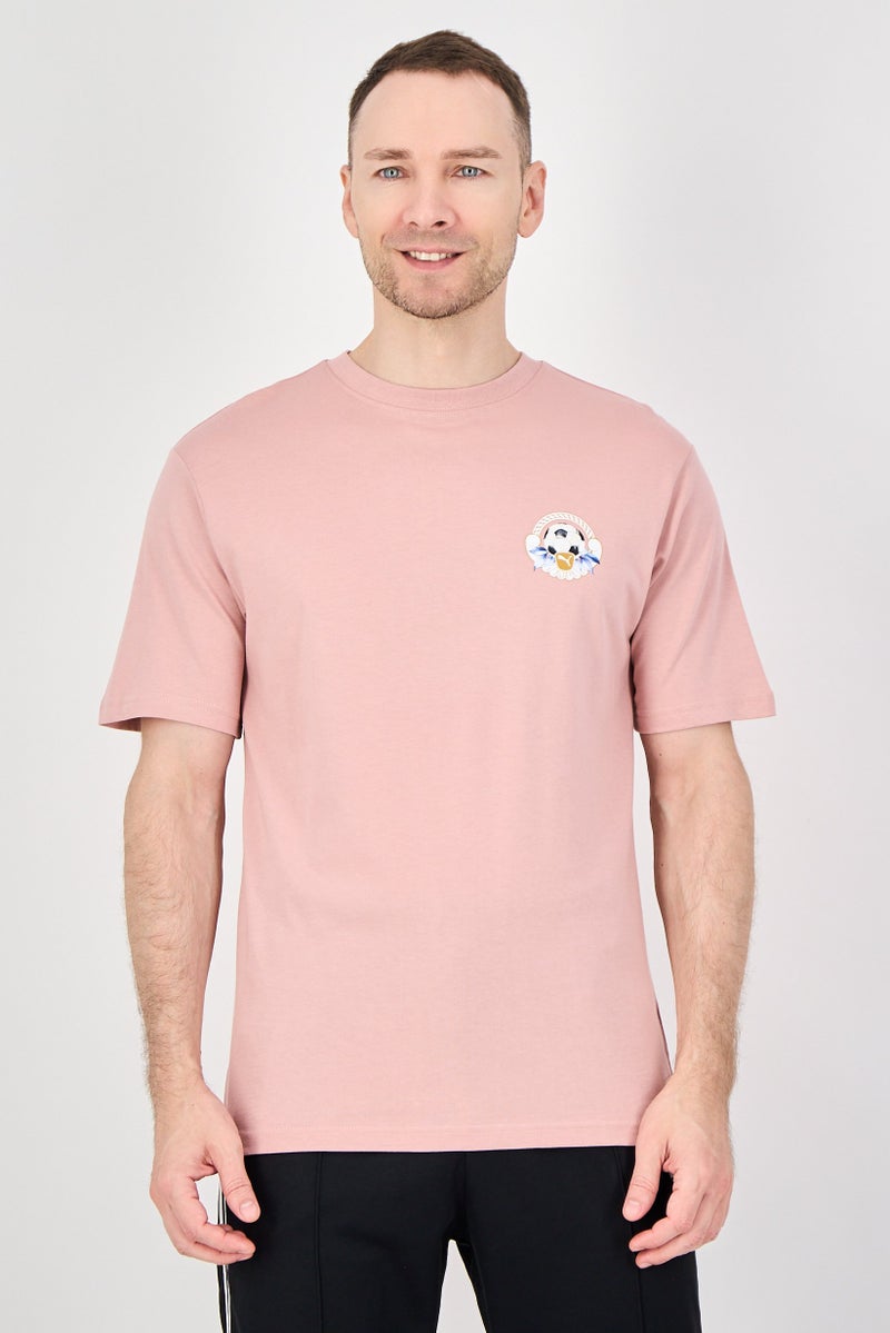 PUMA Men Relaxed Fit Short Sleeve Outdoor T-Shirt, Blush Pink - Image 1