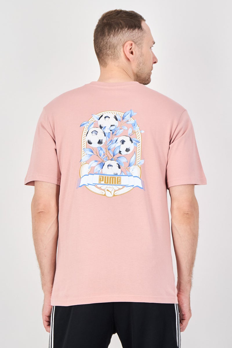 PUMA Men Relaxed Fit Short Sleeve Outdoor T-Shirt, Blush Pink - Image 3