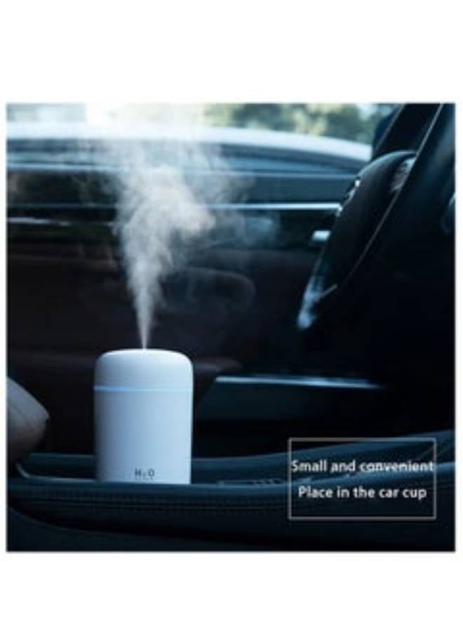 Mini Portable Air Humidifier Multi Color Night Light, 2 Cool Mist Modes and Auto Off, for Car, Kids Room, Office and Travel