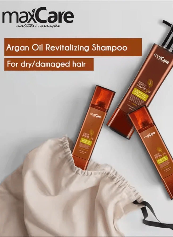 Maxcare Moroccan Organics Argan Oil Revitalizing Conditioner 260ml – Deep Repair for Dry & Damaged Hair - Image 5