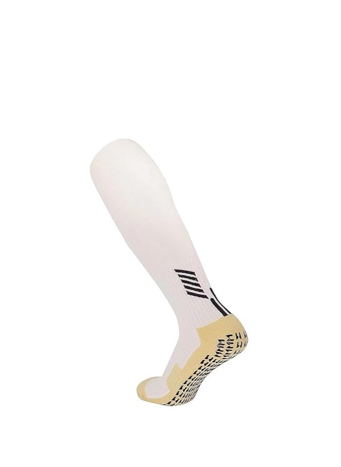 Showday Anti Slip Soccer Knee Socks,Non Slip Football/Basketball/Hockey Sports Grip Socks  - Image 1