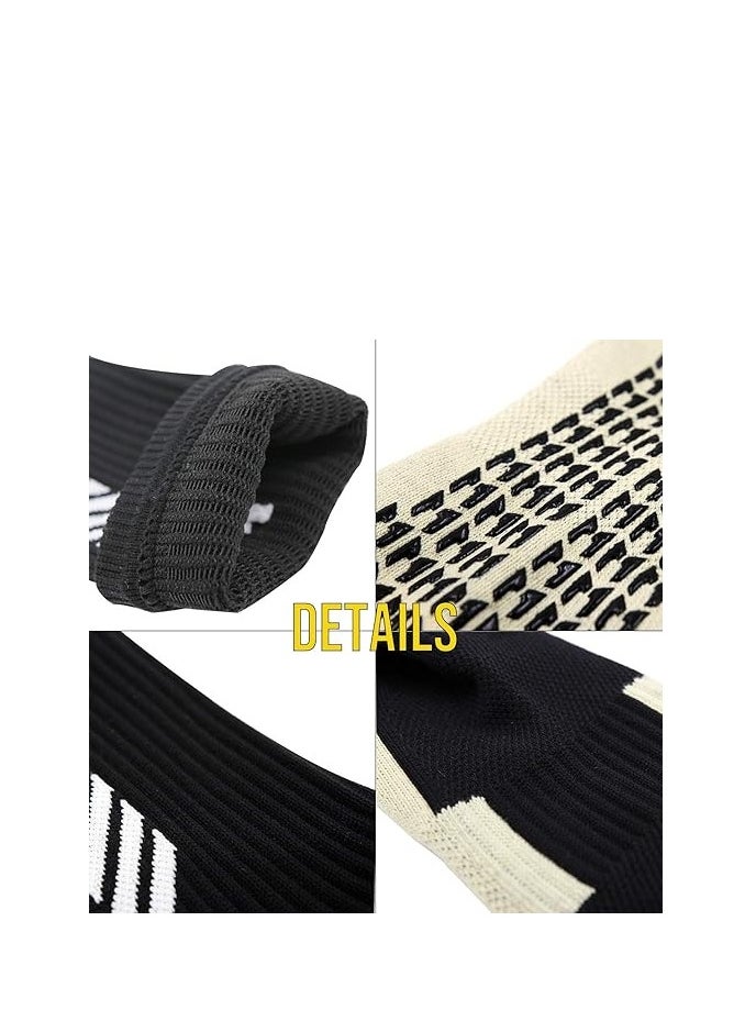 Showday - Anti Slip Soccer Knee Socks,Non Slip Football/Basketball/Hockey Sports Grip Socks - Image 1