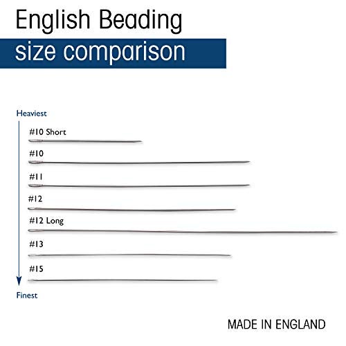 Beadsmith The Beadsmith English Beading Needles, Size 15, 4 Needles per Card, Made in England, Use for Loom Weaving Beadwork, Off-Loom Stitching and Jewelry Making with Seed Beads - Image 4