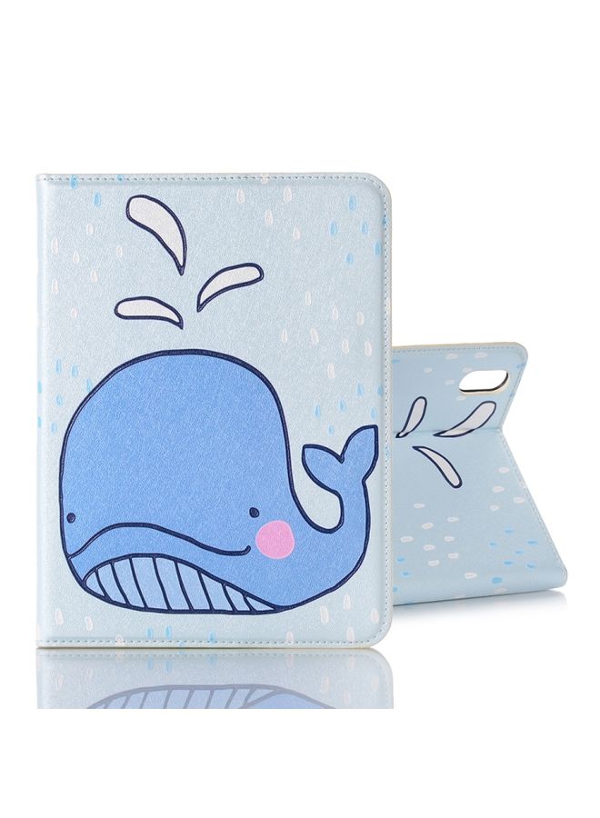 HuHa Case Cover For iPad mini 6 Cartoon Pattern Horizontal Flip Leather Tablet Case with Card Slots & Holder & Wallet Dolphin 