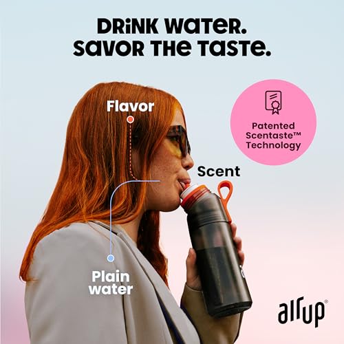 air up زجاجة ماء air up® (22 أونصة) للمدرسة، الرياضة، الصالة الرياضية | تشمل 5 كبسولات عطرية وقشة | زجاجة بنكهة باللون الوردي الفاتح – مناسبة أيضًا للأطفال، الأولاد، البنات | بدون سعرات حرارية، خالية من السكر ومناسبة للتكربون - Image 2