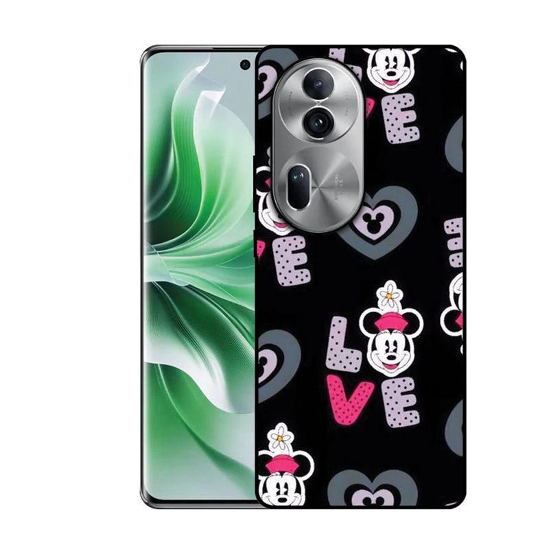 EYE CATCH Printed Protective Case Cover For Oppo Reno 11-  Love - Image 1