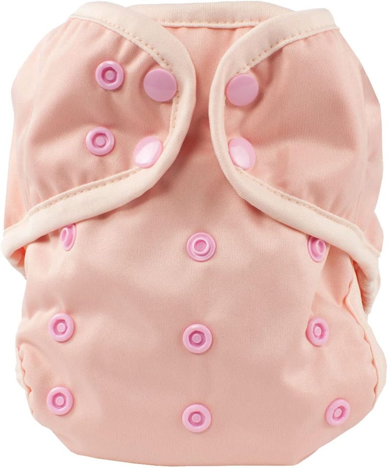 OsoCozy One Size Cloth Diaper Covers - Adjustable Snap Fit & Double Leg Gussets for Baby Boys & Girls from 8-35 Pounds. Use with Prefold, Flat or Fitted Cloth Diapers or Snap-in Inserts. - Image 1