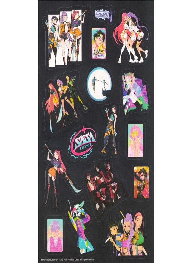 Netflix Kpop Demon Hunters Blind Bag Set – Bundle with Figural Bag Clip Feturing Huntrix and Saja Boys Plus Stickers, More | Kpop Demon Hunters Mystery Figure for Kids, Boys, Girls - Image 3