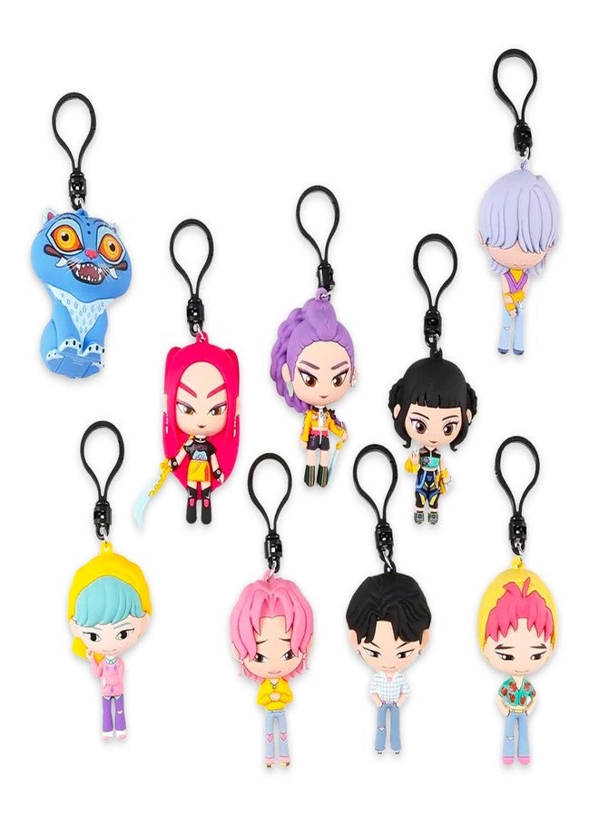 Netflix Kpop Demon Hunters Blind Bag Set – Bundle with Figural Bag Clip Feturing Huntrix and Saja Boys Plus Stickers, More | Kpop Demon Hunters Mystery Figure for Kids, Boys, Girls - Image 2