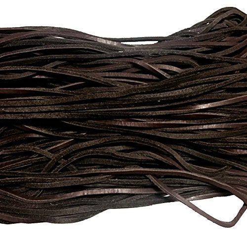 Goodlace 1 PCS of 1/8" Rawhide Leather Shoelaces Shoe Boot Laces Shoestrings Cord (Brown, 160CM) - Image 3