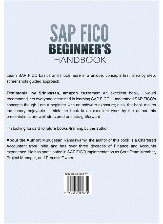 null - Murugesan Ramaswamy SAP Fico Beginner's Handbook: SAP for Dummies 2020, SAP FICO Books, SAP Manual - Image 1
