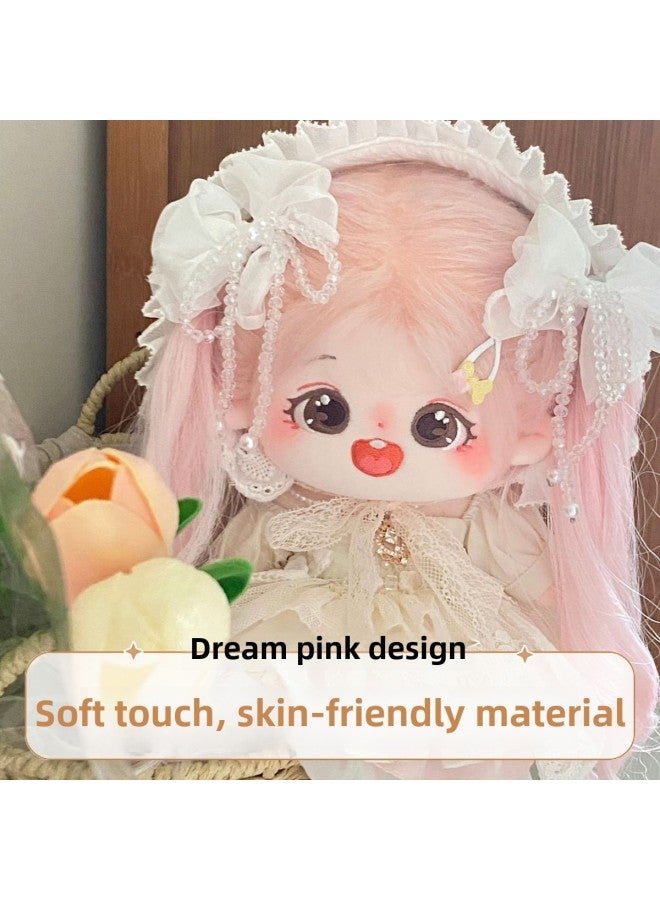 Cotton Doll 20cm Small Halo Women's Doll Doll Super Cheap Plush Naked Doll Dress Up Girl Birthday Gift-Specifications:Free Dressing Tools -Color:Boneless - Muwan - Get A Random Piece Of Clothing  + A Bottle Of Care Solution - Image 3