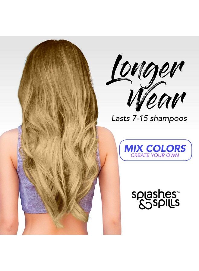 Splashes & Spills Semipermanent Butter Blonde Hair Dye Vibrant 2.36 Oz. Tubes Temporary Hair Color Ammonia And Peroxide Free Vegan And 100% Crueltyfree Toner Lasts For 715 Shampoos By Splashes And Spills - Image 5