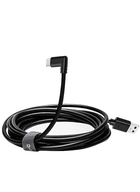 كابل ربط بطول 16 قدم متوافق مع كابل سماعة الرأس Quest 2 USB إلى النوع C Vr لنقل البيانات بسرعة عالية لكابل شحن الكمبيوتر الشخصي Vr وSteamvr لأجهزة Xbox Series XS وXbox 360؟Oculus Quest 2