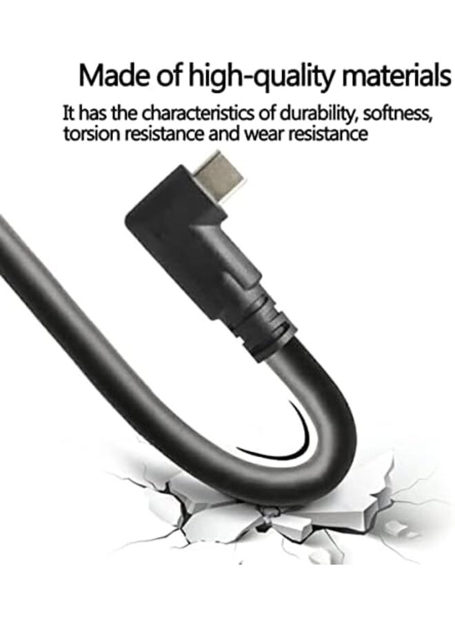 كابل ربط بطول 16 قدم متوافق مع كابل سماعة الرأس Quest 2 USB إلى النوع C Vr لنقل البيانات بسرعة عالية لكابل شحن الكمبيوتر الشخصي Vr وSteamvr لأجهزة Xbox Series XS وXbox 360؟Oculus Quest 2