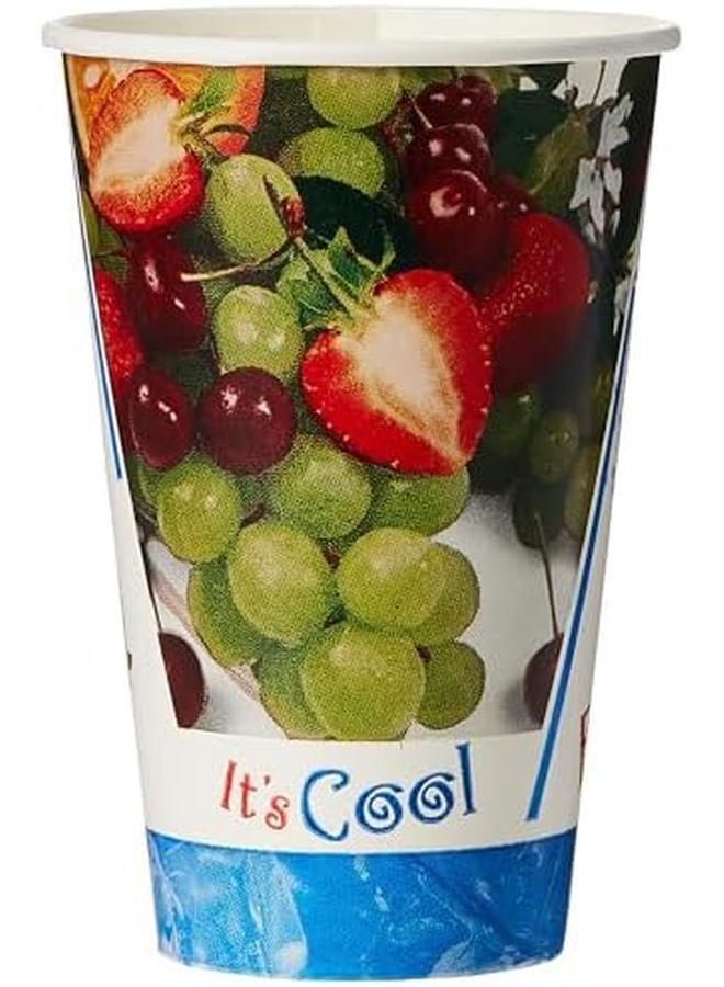 Hotpack 12 Oz Paper Juice Cup Plus Lid 25 Piece 360 Cc - Image 3