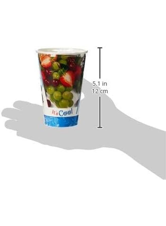 Hotpack 12 Oz Paper Juice Cup Plus Lid 25 Piece 360 Cc - Image 4