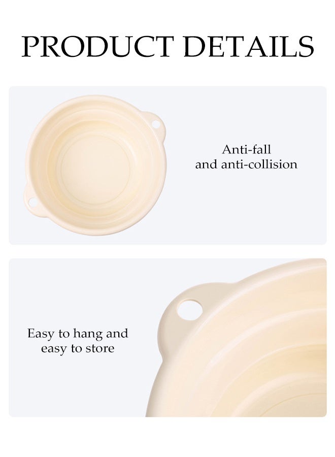 DUNISO Collapsible Wash Basin,Portable Plastic Laundry Tub with Hanging Hole,Space Saving,Drop Resistant and Pressure Resistant,Suitable For Bathroom, Kitchen, Camping, Outdoor - Image 3