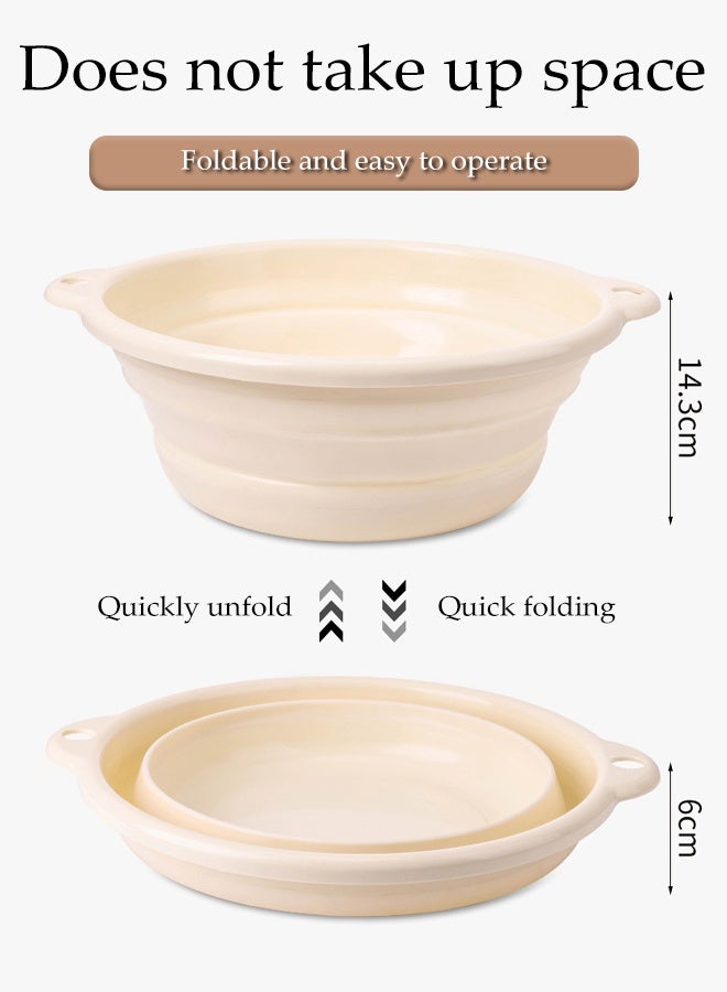 DUNISO Collapsible Wash Basin,Portable Plastic Laundry Tub with Hanging Hole,Space Saving,Drop Resistant and Pressure Resistant,Suitable For Bathroom, Kitchen, Camping, Outdoor - Image 5