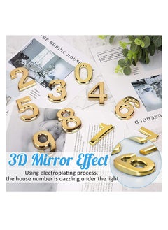 RATSAW Self Adhesive 3D House Door Number Waterproof Mailbox Sticker Number for House Apartment Mailbox Hotel Office Number 6 9  - Image 4