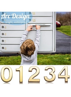 RATSAW Self Adhesive 3D House Door Number Waterproof Mailbox Sticker Number for House Apartment Mailbox Hotel Office Number 6 9  - Image 5