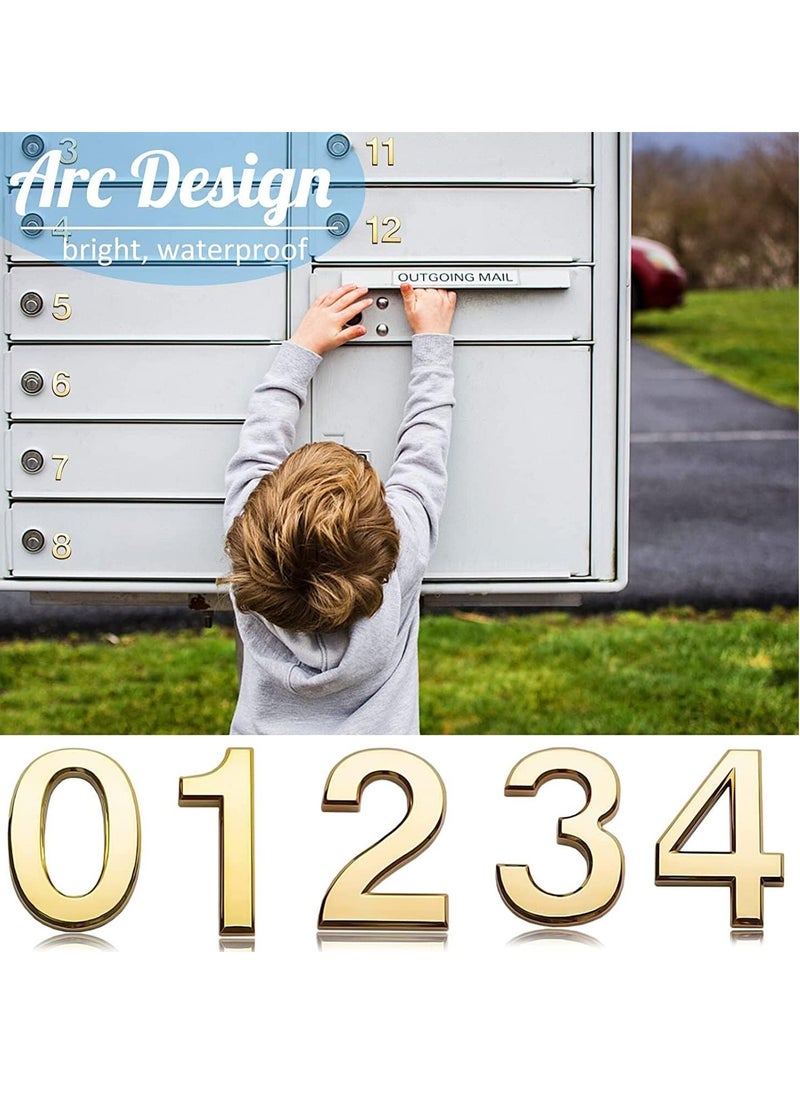 RATSAW Self Adhesive 3D House Door Number Waterproof Mailbox Sticker Number for House Apartment Mailbox Hotel Office Number 6 9  - Image 5