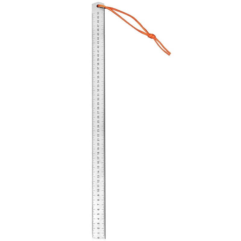 4MM Stainless Steel 50cm Straight Ruler Car Mounted Multifunctional Measurement Tool - Image 2