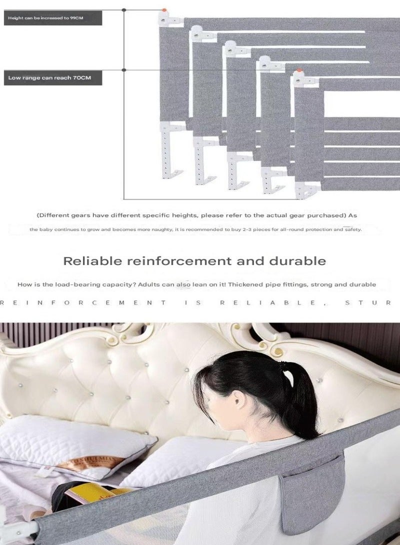 HBY- 2025 Baby Guardrail – Premium Safety Bed Rail for Toddlers & Kids  - Image 3