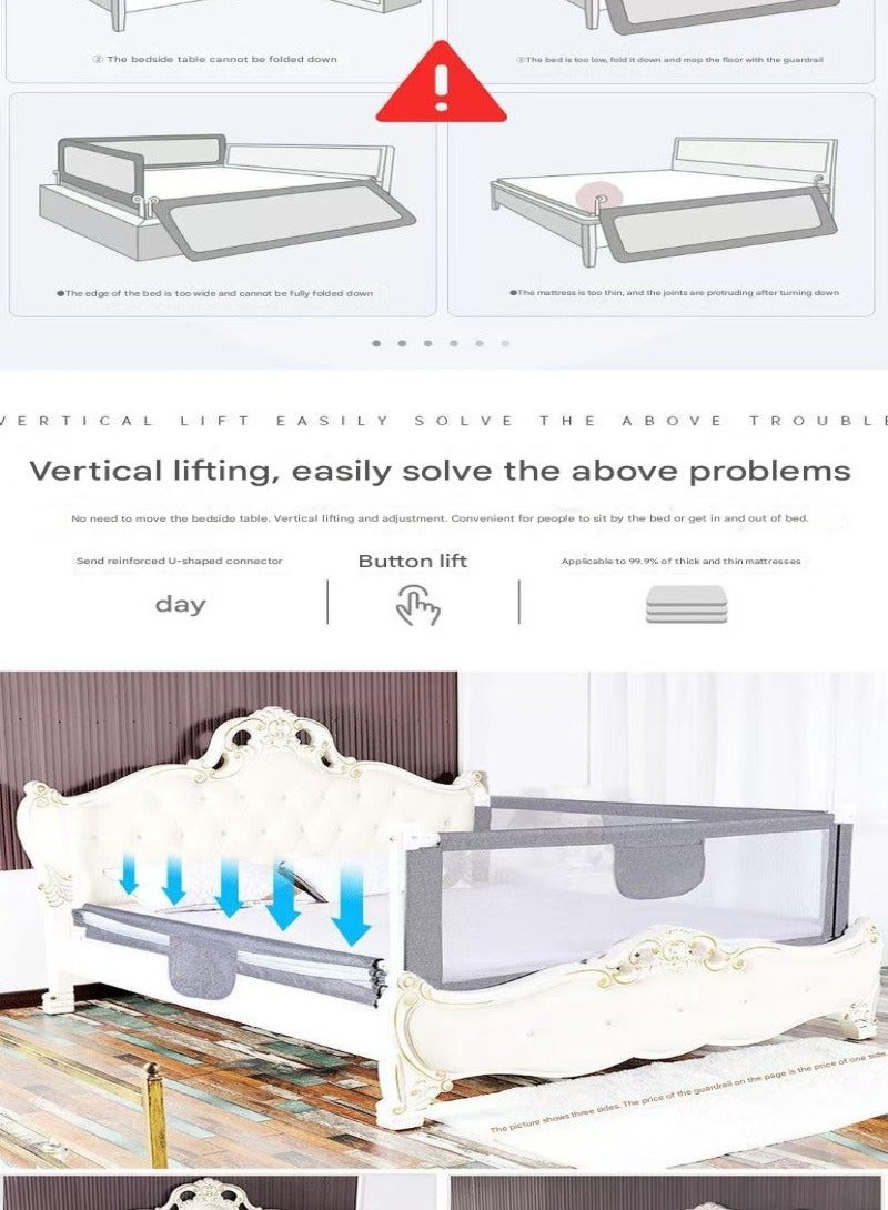 HBY- 2025 Baby Guardrail – Premium Safety Bed Rail for Toddlers & Kids  - Image 4