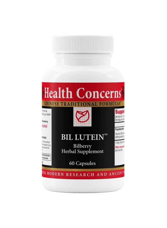 Health Concerns Health Concerns Bil Lutein - Eye Health & Eye Support Supplements - 60 Capsules - Image 1