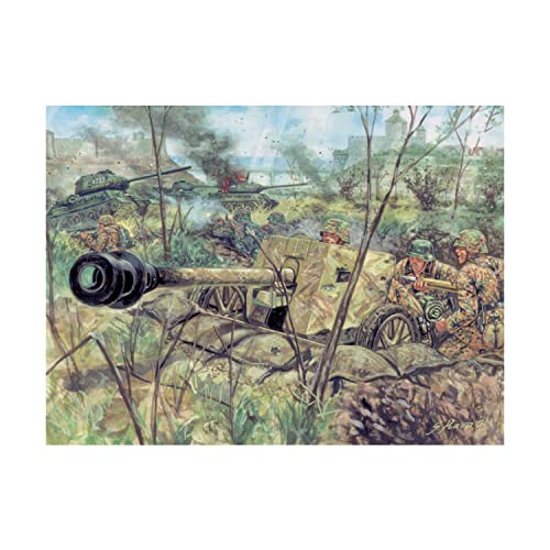 ITALERI مدفع إيتاليري الألماني PAK40 المضاد للدبابات مع الطاقم - Image 5