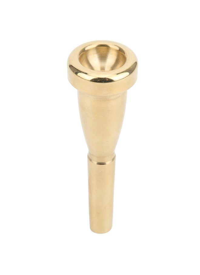 Thoraya 7C Trumpet Mouthpiece Golden electroplated Brass Musical Instrument Accessories  - Image 3