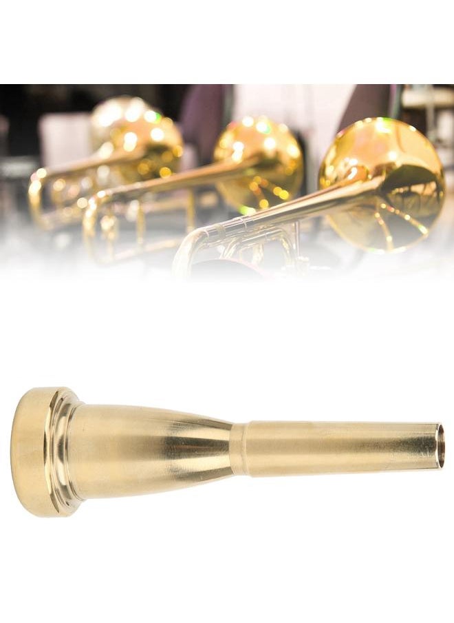 Thoraya 7C Trumpet Mouthpiece Golden electroplated Brass Musical Instrument Accessories  - Image 5