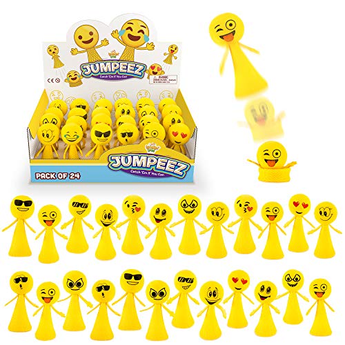 IPIDIPI TOYS ألعاب IPIDIPI قاذفات صواريخ جمبيز 24 حزمة ألعاب قاذفة للربيع للأطفال هدايا سلة عيد الفصح لحفلات أعياد الميلاد للأطفال حشوات بيض عيد الفصح حشوات أكياس الهدايا للبنات والأولاد - Image 1