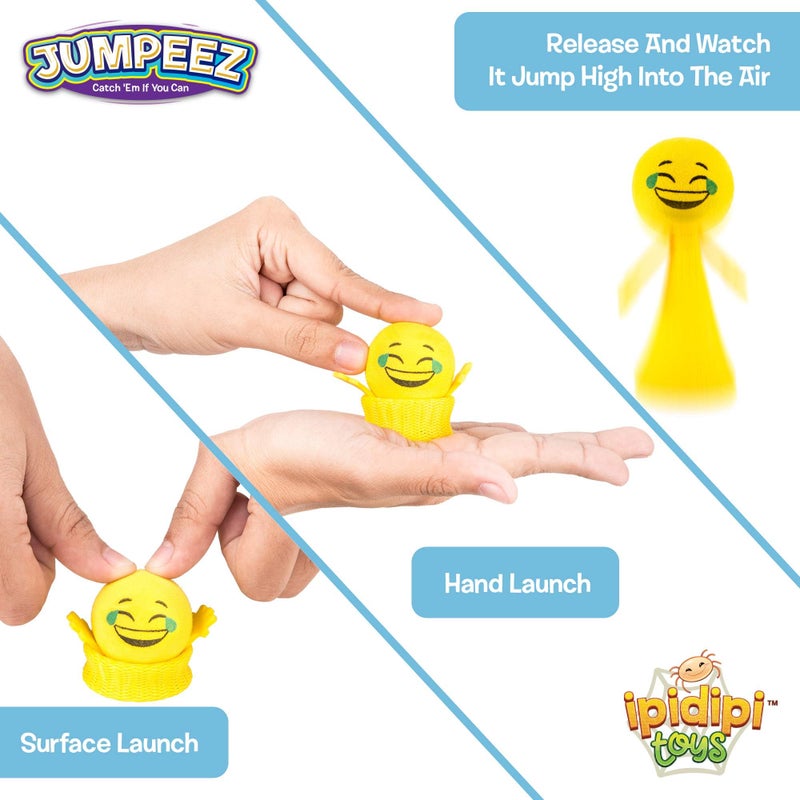 IPIDIPI TOYS ألعاب IPIDIPI قاذفات صواريخ جمبيز 24 حزمة ألعاب قاذفة للربيع للأطفال هدايا سلة عيد الفصح لحفلات أعياد الميلاد للأطفال حشوات بيض عيد الفصح حشوات أكياس الهدايا للبنات والأولاد - Image 3