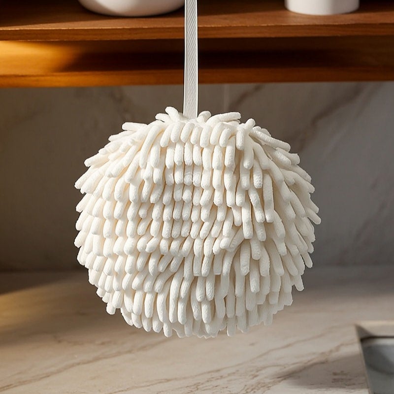 Hand Wipe Ball Chenille Soft Long Pile for Car Cleaning - Image 3