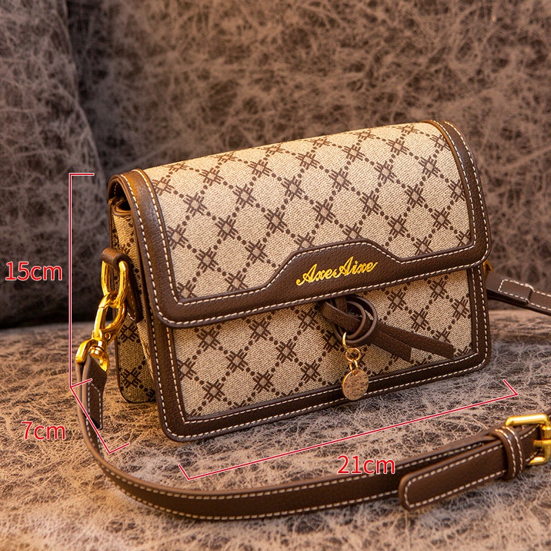 Bag Women'S French Niche Bag Western Style Women'S Bag New 2023 Internet Celebrant Genuine Leather Texture Crossbody Bag Fashionable - Image 4