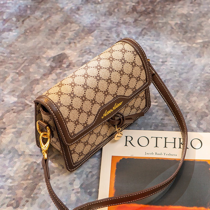 Bag Women'S French Niche Bag Western Style Women'S Bag New 2023 Internet Celebrant Genuine Leather Texture Crossbody Bag Fashionable - Image 5